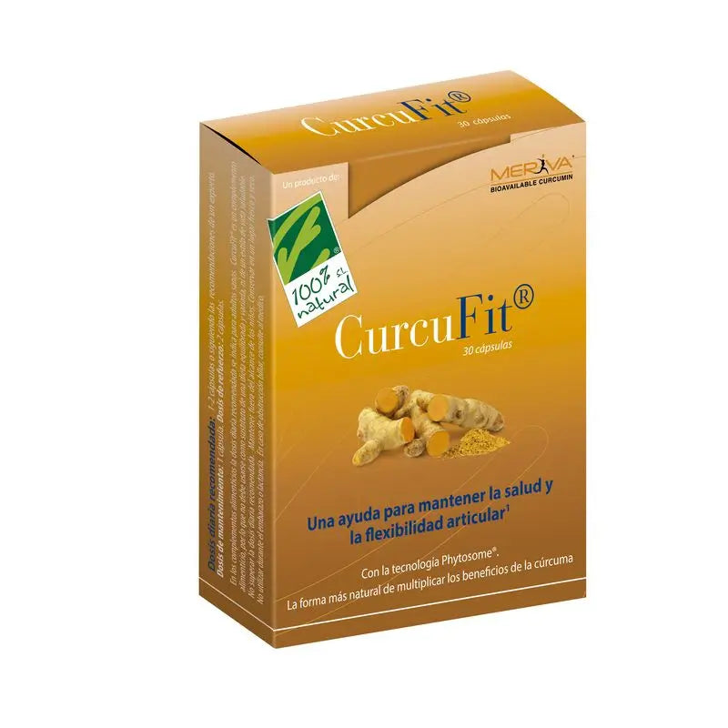 100%Natura Curcufit , 30 capsules