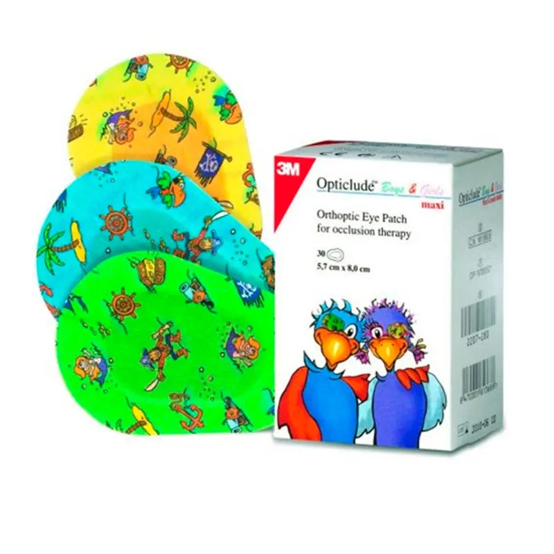 3M Opticlude Large Pattern Eye Patch 30 pieces 5,6X8,2Cm
