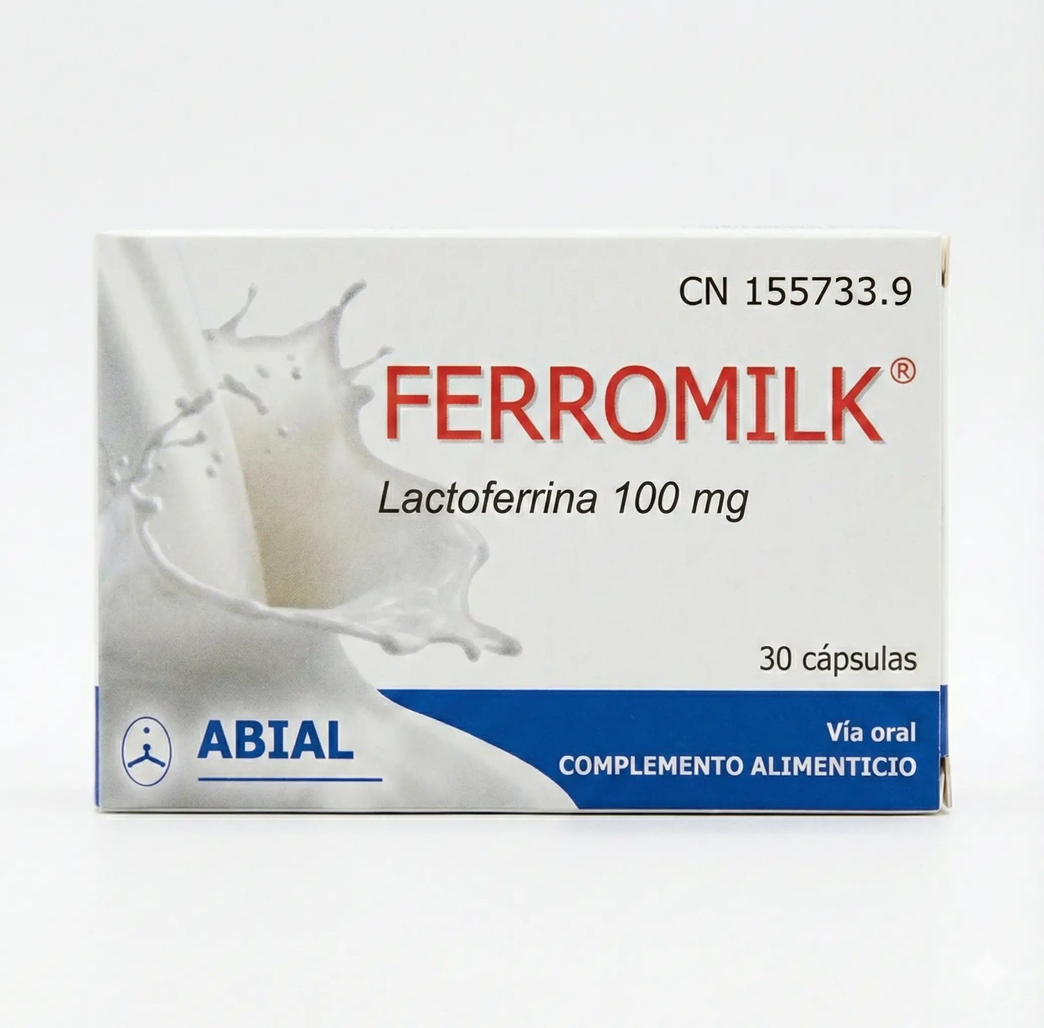Abial Ferromilk Lactoferrine 100Mg. 30Cap.