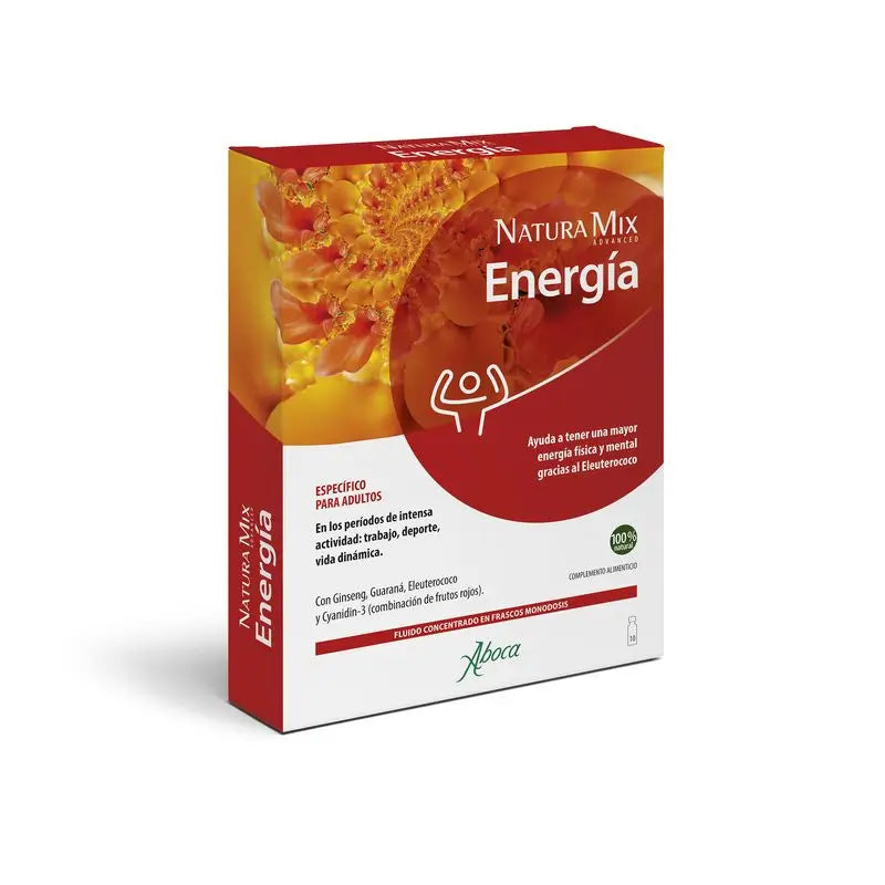 Aboca Natura Mix Advanced Energy, 10 Bottles