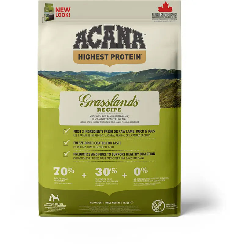 Acana Canine Adult Regionals Grasslands Prairie 6Kg dog food