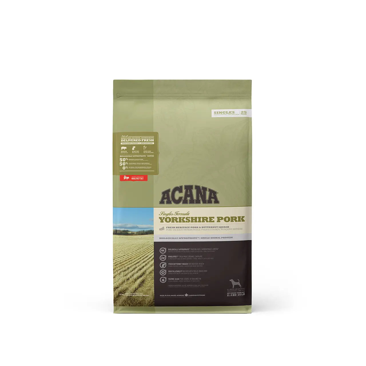 Acana Canine Adult Singles Yorkshire Pork 11,4Kg dog food
