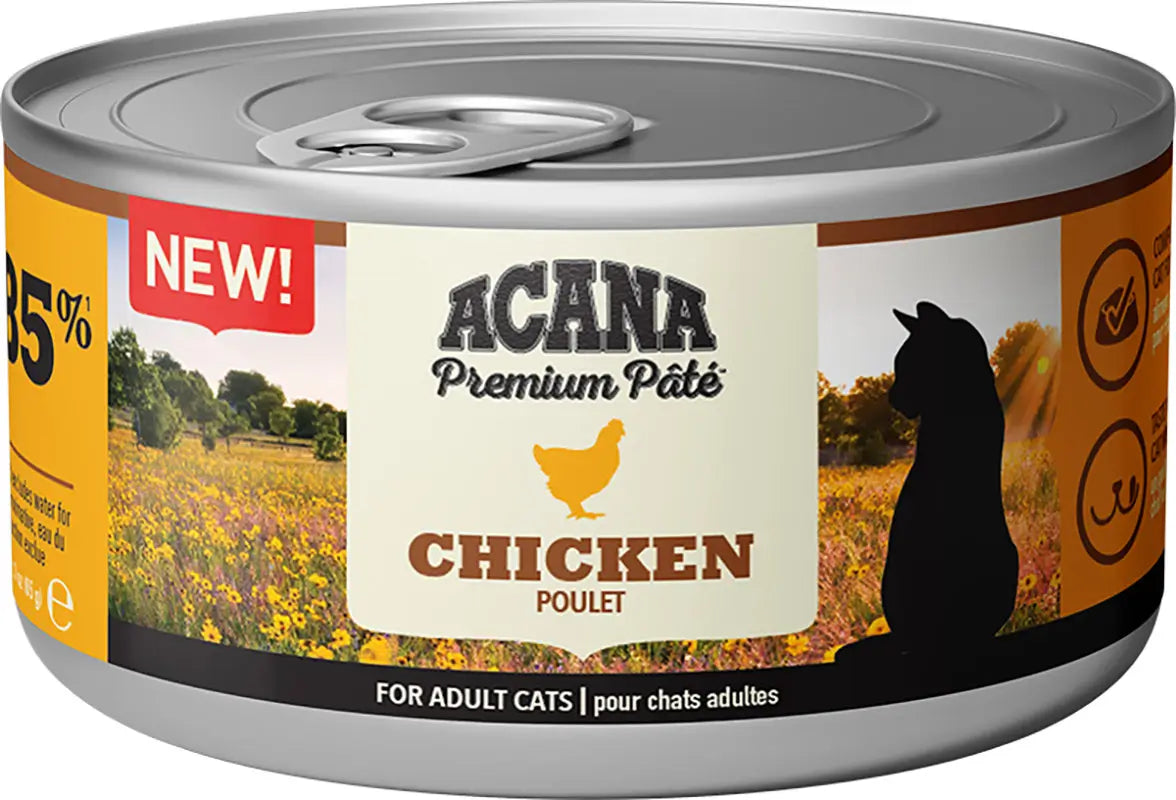 Acana Feline Premium Pate Chicken 24X85Grs nourriture humide pour chats