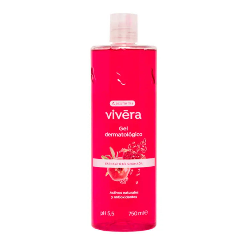 Acofarma Vivera Gel Extract Pomegranate 750 Ml