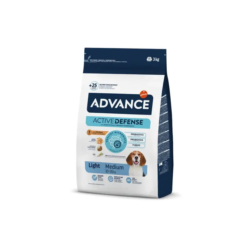 Advance Canine Adult Light Medium Chicken 3kg, nourriture pour chiens
