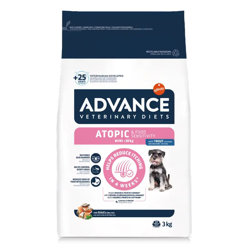 Advance Aliment pour chiens atopiques, Mini, Superpremium, 3 kg