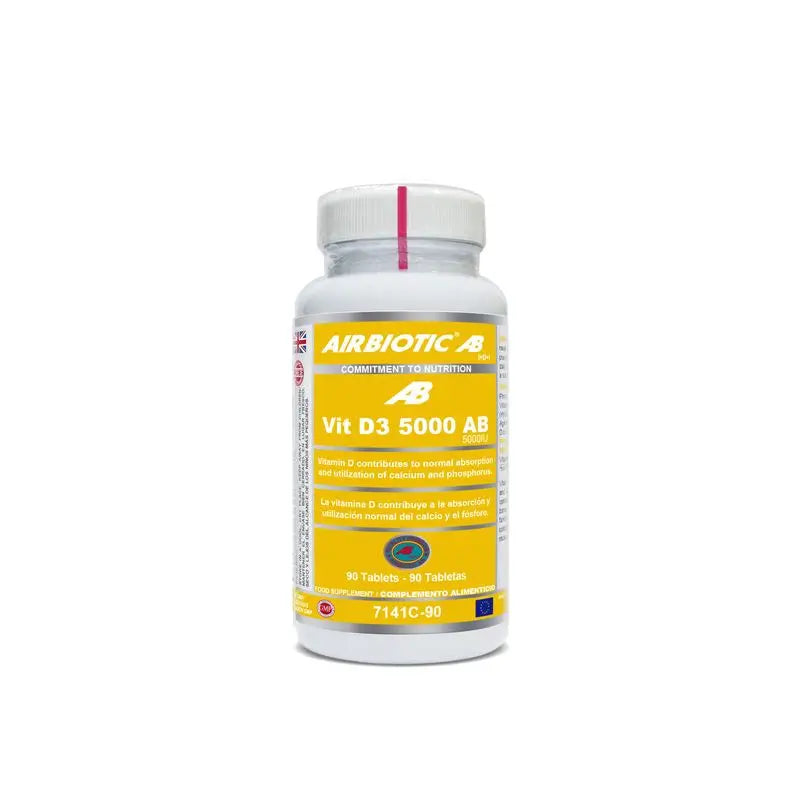 Airbiotic Vit D3 Ab 5.000 Ui , 90 tablets