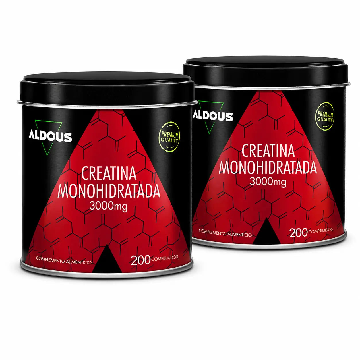 Aldous Bio Creatine Monohydrate , 200 Comprimés , pack 2