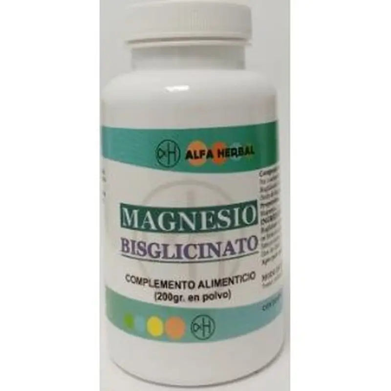 Alpha Herbal Magnesium Bisglycinate Powder 200Gr.