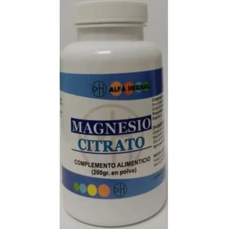 Alpha Herbal Magnesium Citrate Powder 200Gr.