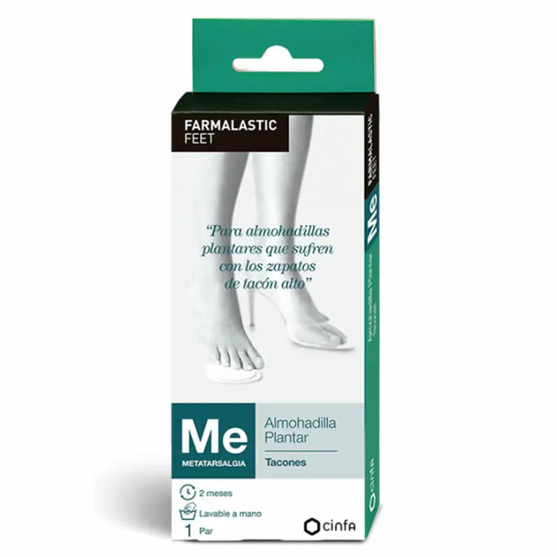 Farmalastic Almohadilla Plantar Heels Pad, One Size