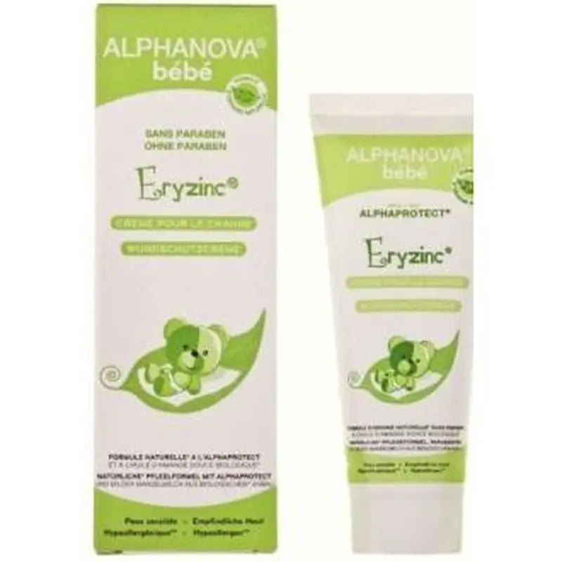 Alphanova Eryzinc Baby Diaper Cream 75Gr. Organic