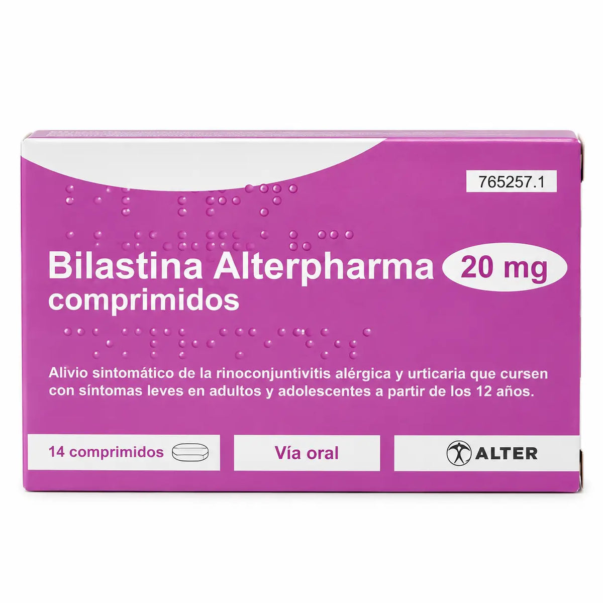 Bilastina Alter 20 mg, 14 comprimés