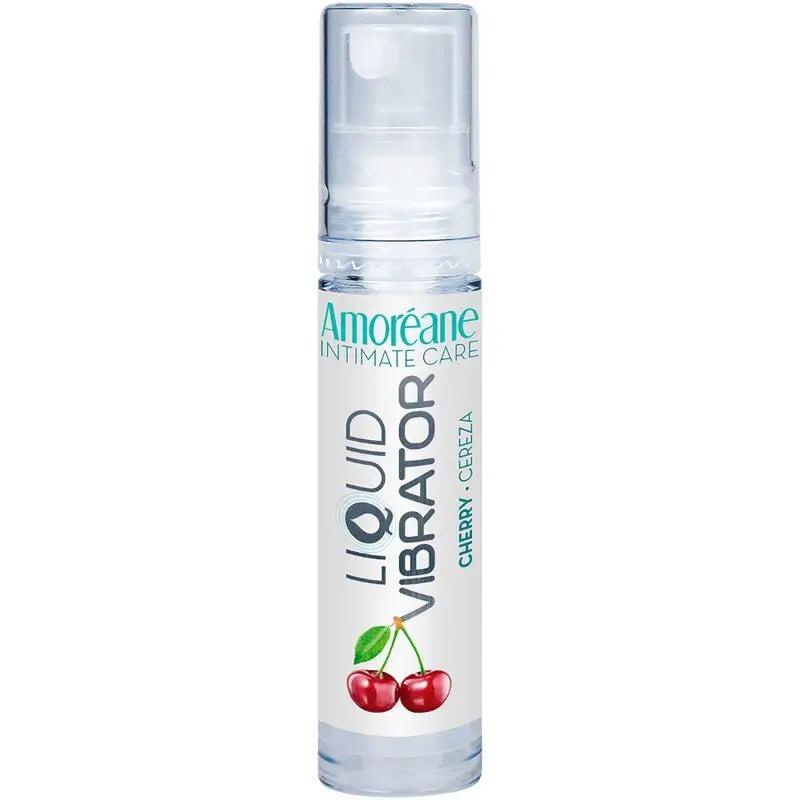 Amoreane Vibrating Liquid Water Based Vibrator Cherry 10 Ml