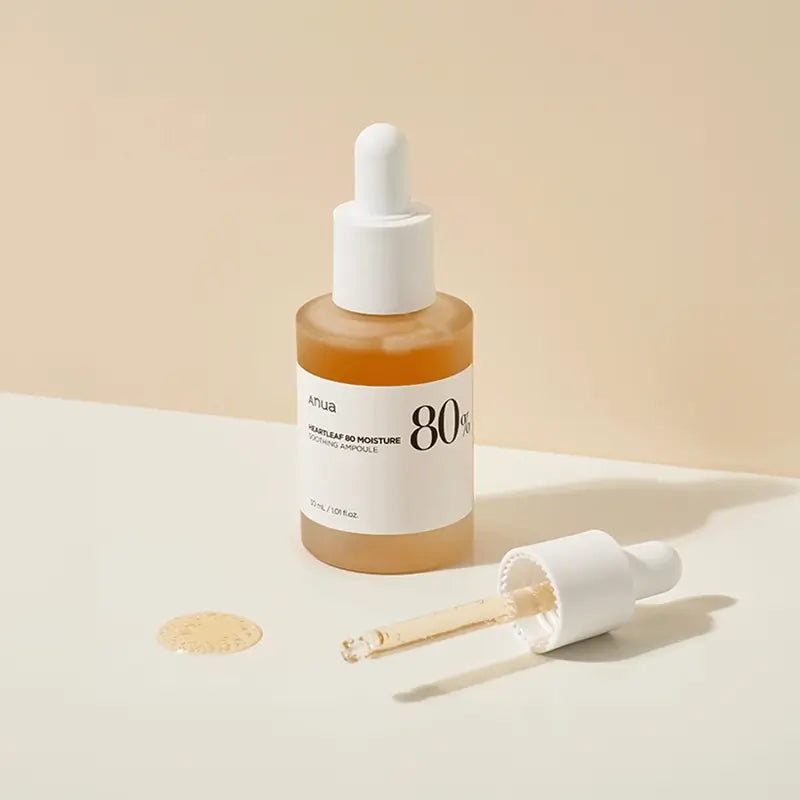 Anua Heartle Leaf 80% Ampoule apaisante, 30 ml