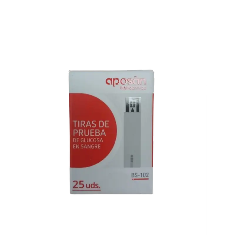 Aposan Blood Glucose Test Strips, 25 pcs.