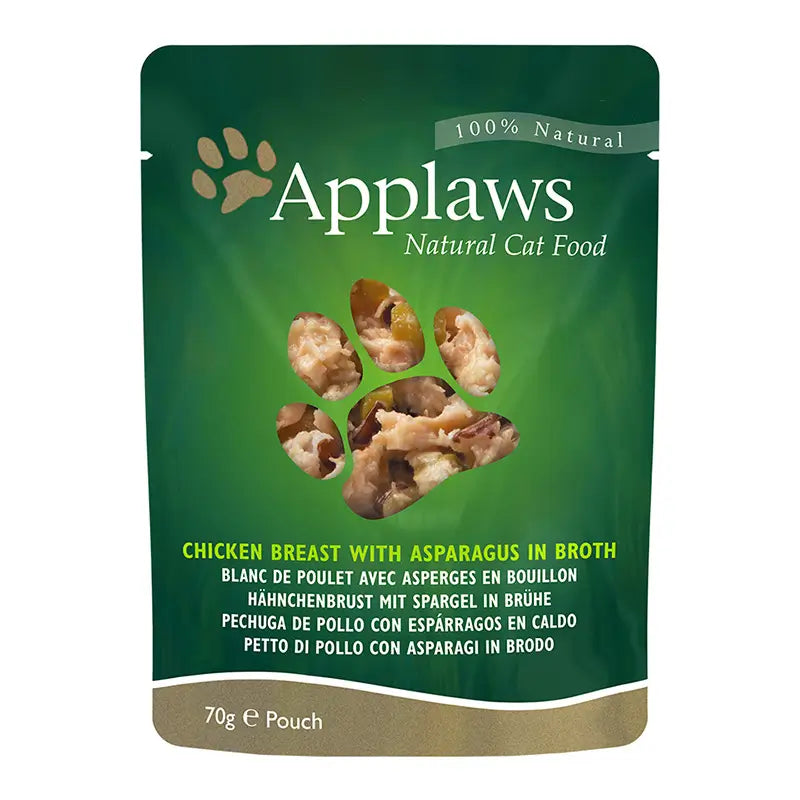 Applaws Cat Chicken Envelope With Asparagus 12X70Gr