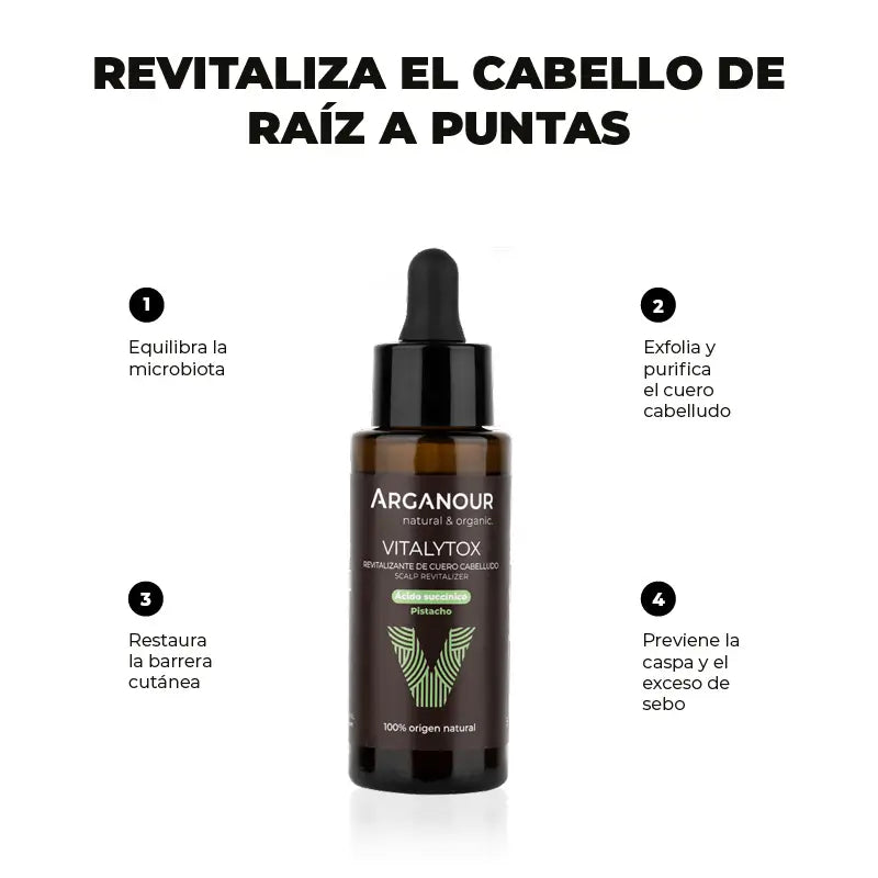 Arganour Hair Vitalytox - Revitalisant du cuir chevelu, 50 ml