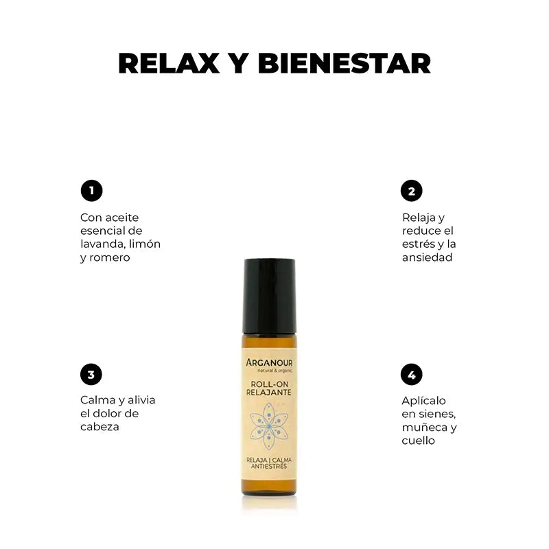 Arganour Roll-On Relaxant pour le Corps, 10 Ml