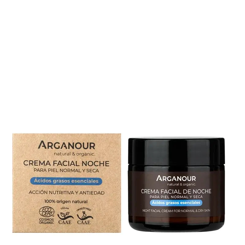 Arganour Crème de nuit anti-âge pour le visage, 50 Ml