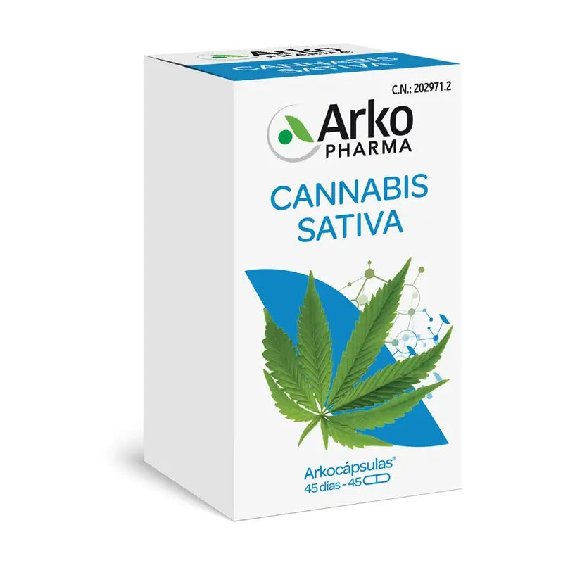 Arkopharma Arkocápsulas Cannabis Sativa Bio, 45 gélules