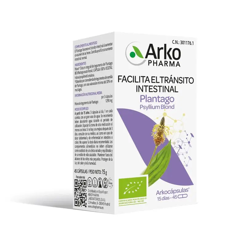 Arkocapsules Plantago Bio, 45 capsules