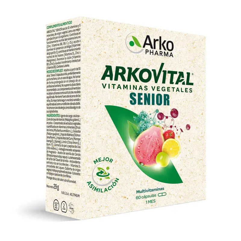 Arkovital Senior 60 Capsules Arkopharma