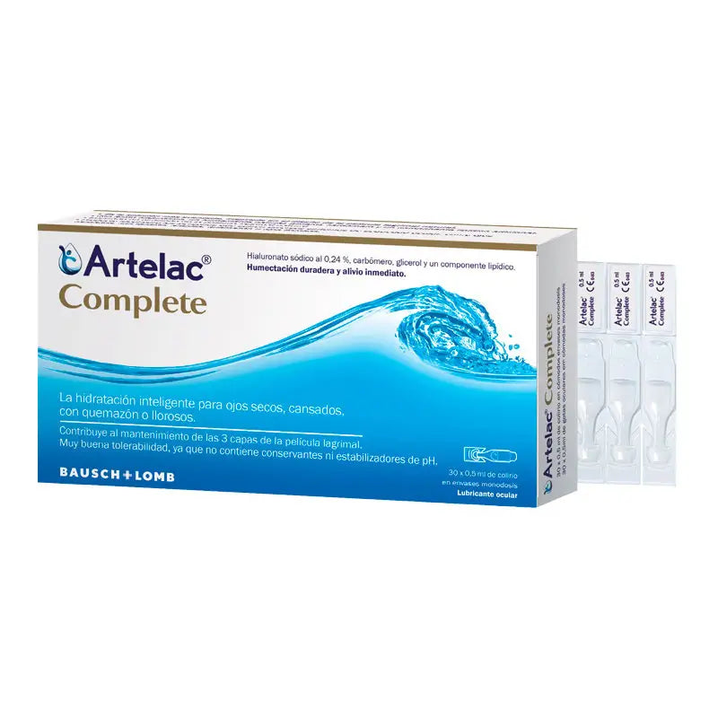 Bausch & Lomb Artelac Complete Eye Drops 30 units x 0.5 ml