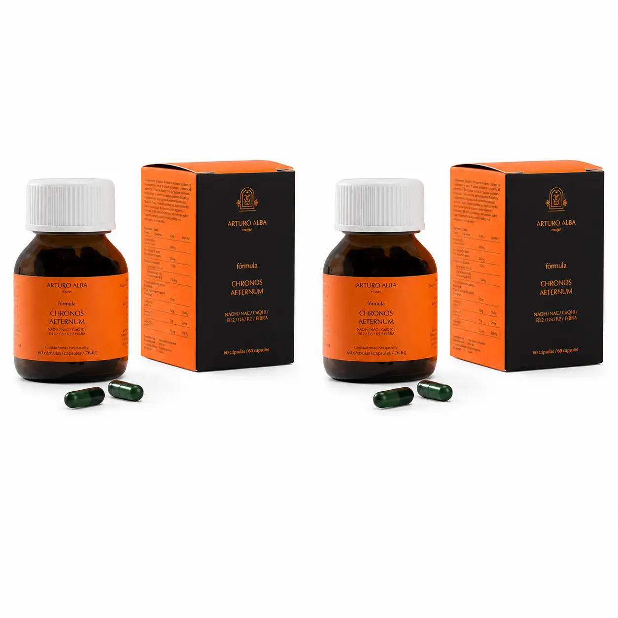 Arturo Alba Chronos Aeternum, 60 gélules, lot de 3