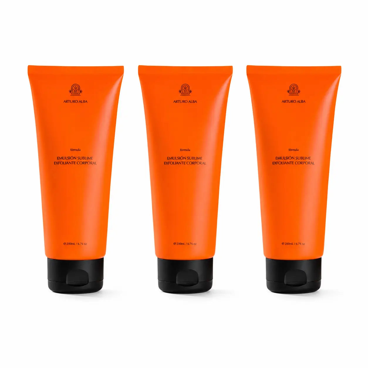 Arturo Alba Émulsion exfoliante sublime pour le corps, 200 ml, lot de 3