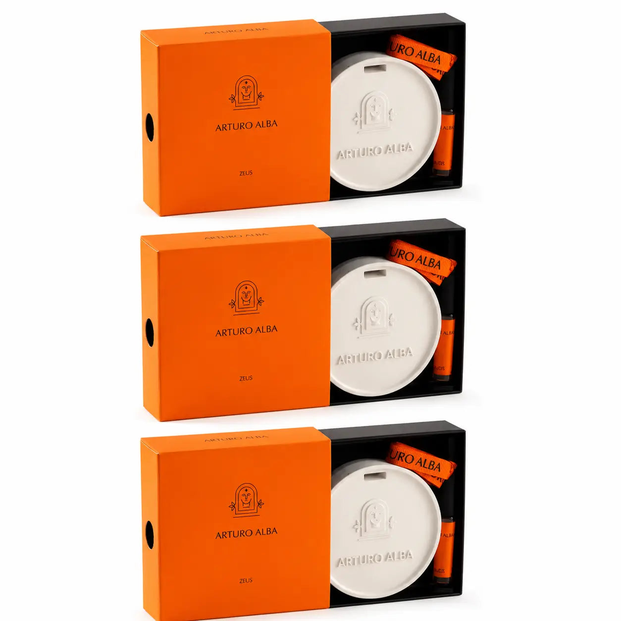 Arturo Alba En Suite - Diffuseur d'ambiance solide Zeus, 1 unité, lot de 3