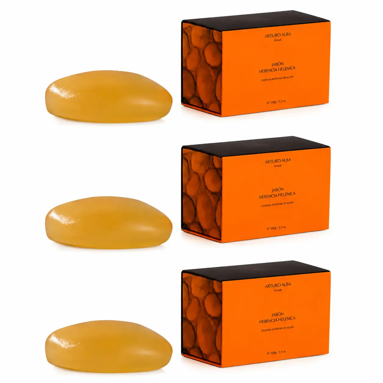 Arturo Alba Savon Héritage hellénique 100 g, lot de 3