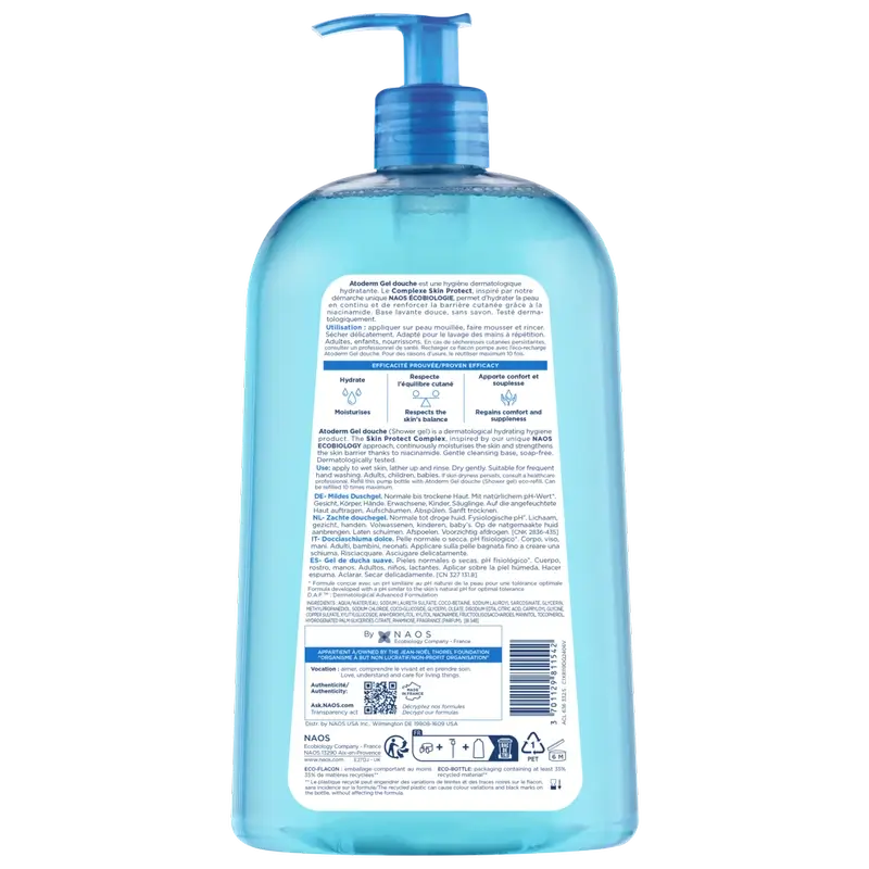 BIODERMA Atoderm Gel Douche 1 Litre