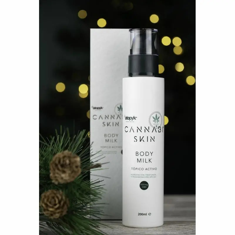 Atopyk Cannabiskin Bodymilk Lait corporel hydratant naturel CBD, 200 ml