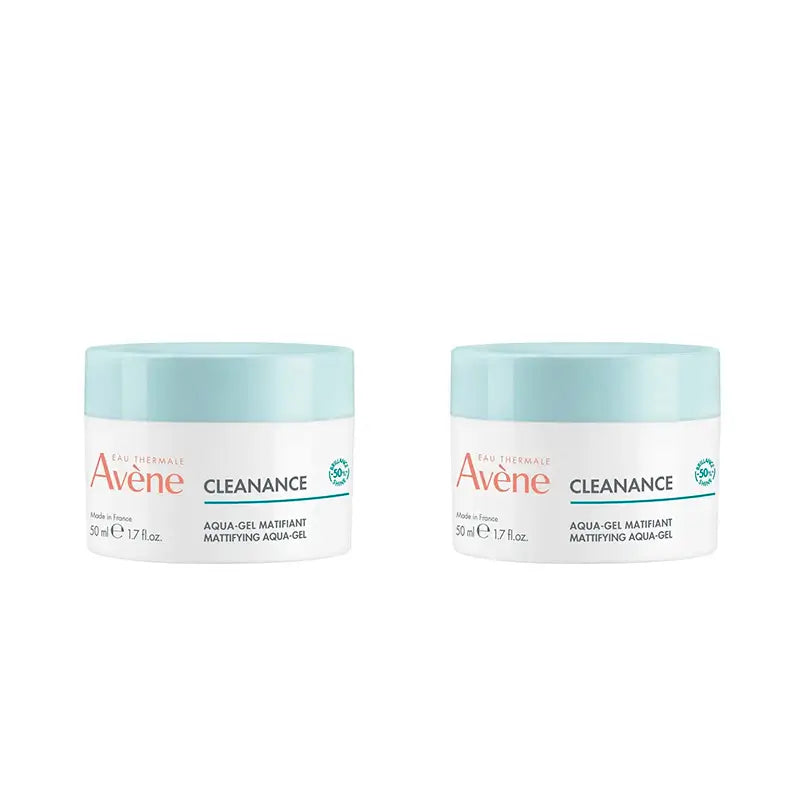 Avène Cleanance Aqua Mattifying Gel, 2X50 Ml