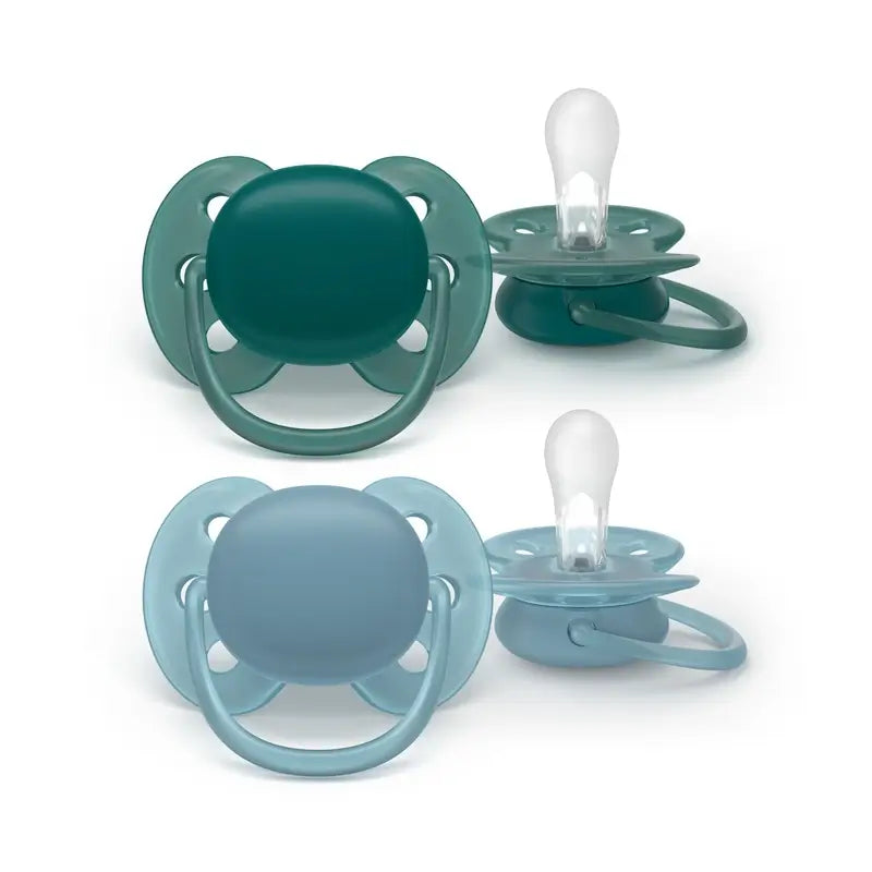 Avent 2 Sucettes ultra douces +18M