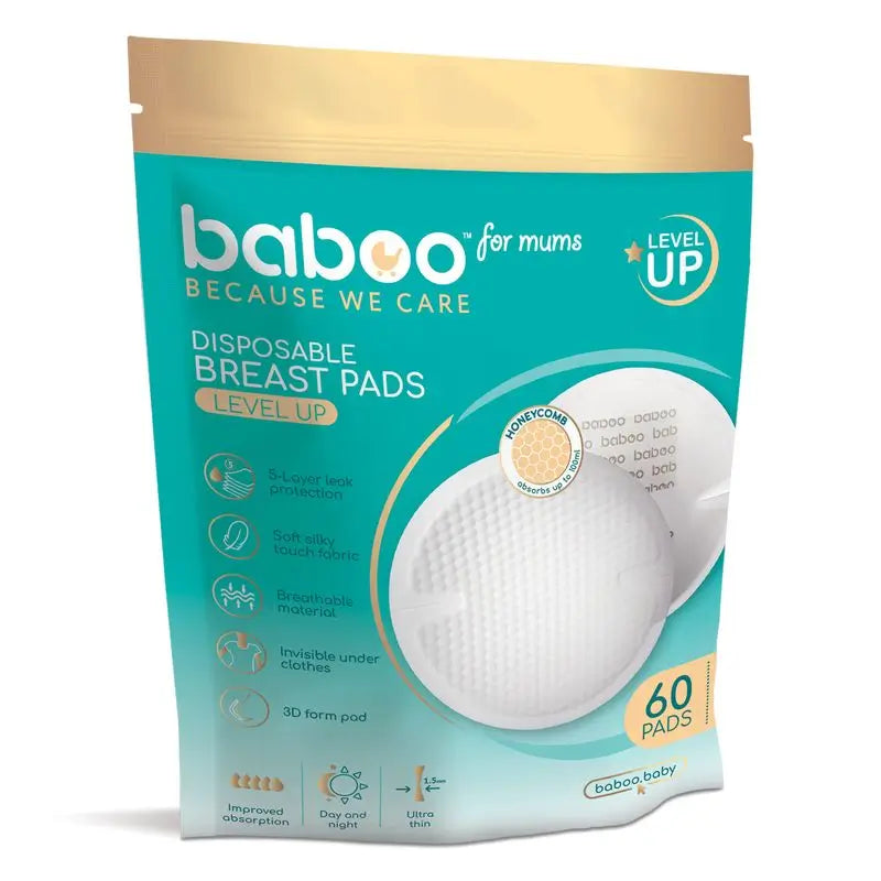 Baboo Disposable Absorbent Pads, 60 pcs.