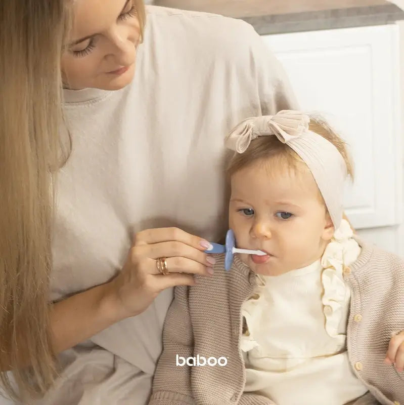 Set de brosses à dents Baboo 6+ mois, 2 pièces
