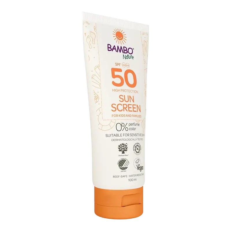Bambo Nature Crème solaire Spf50, 100 ml