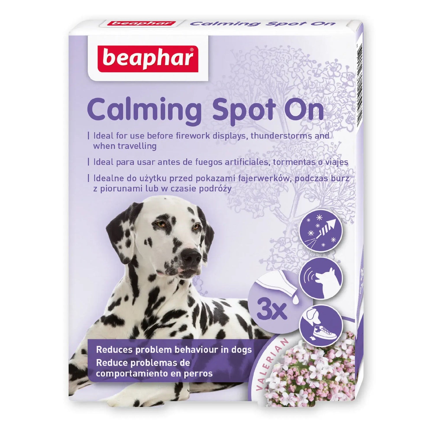 Beaphar Calming Spot On Dog, 3x0,7 ml