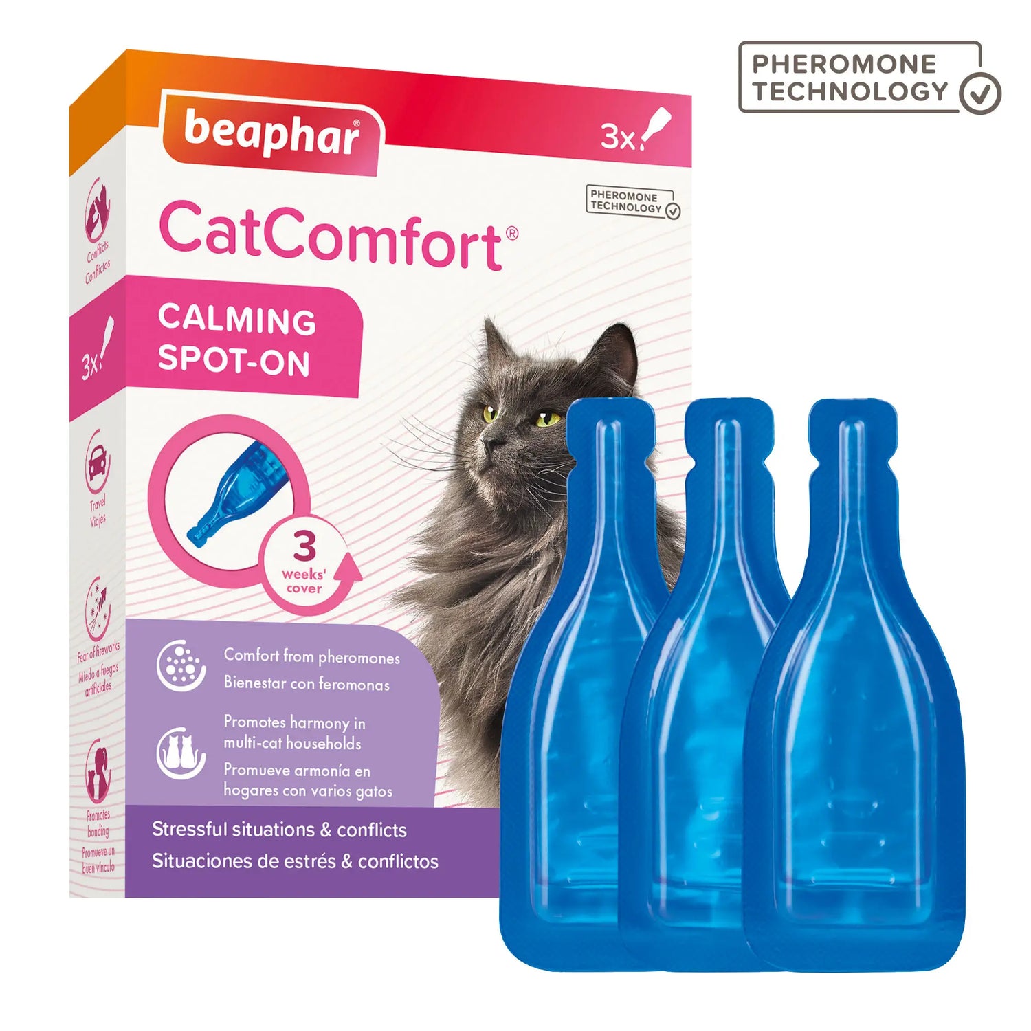 Beaphar Catcomfort Cat Pipettes X3
