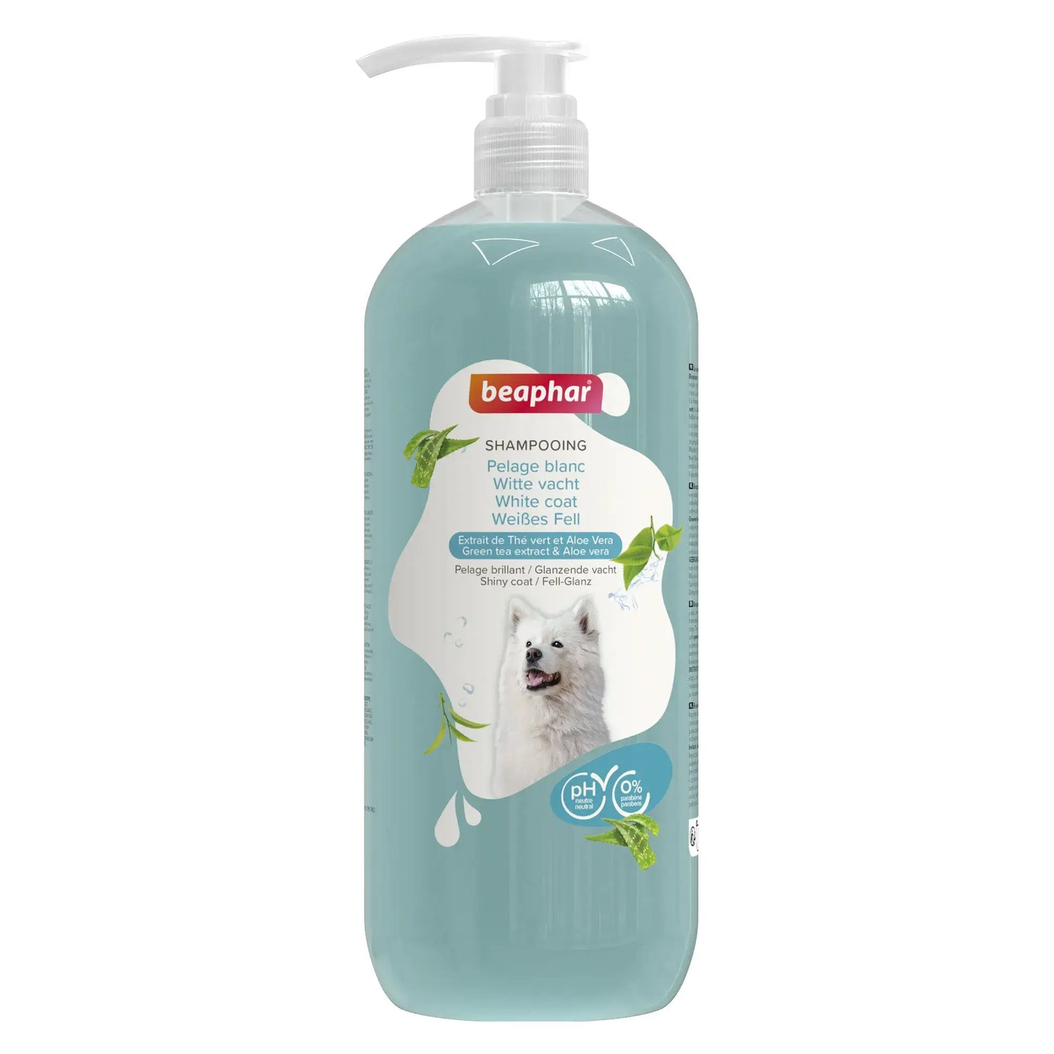 Beaphar Shampooing pour chien poils blancs, 1 l