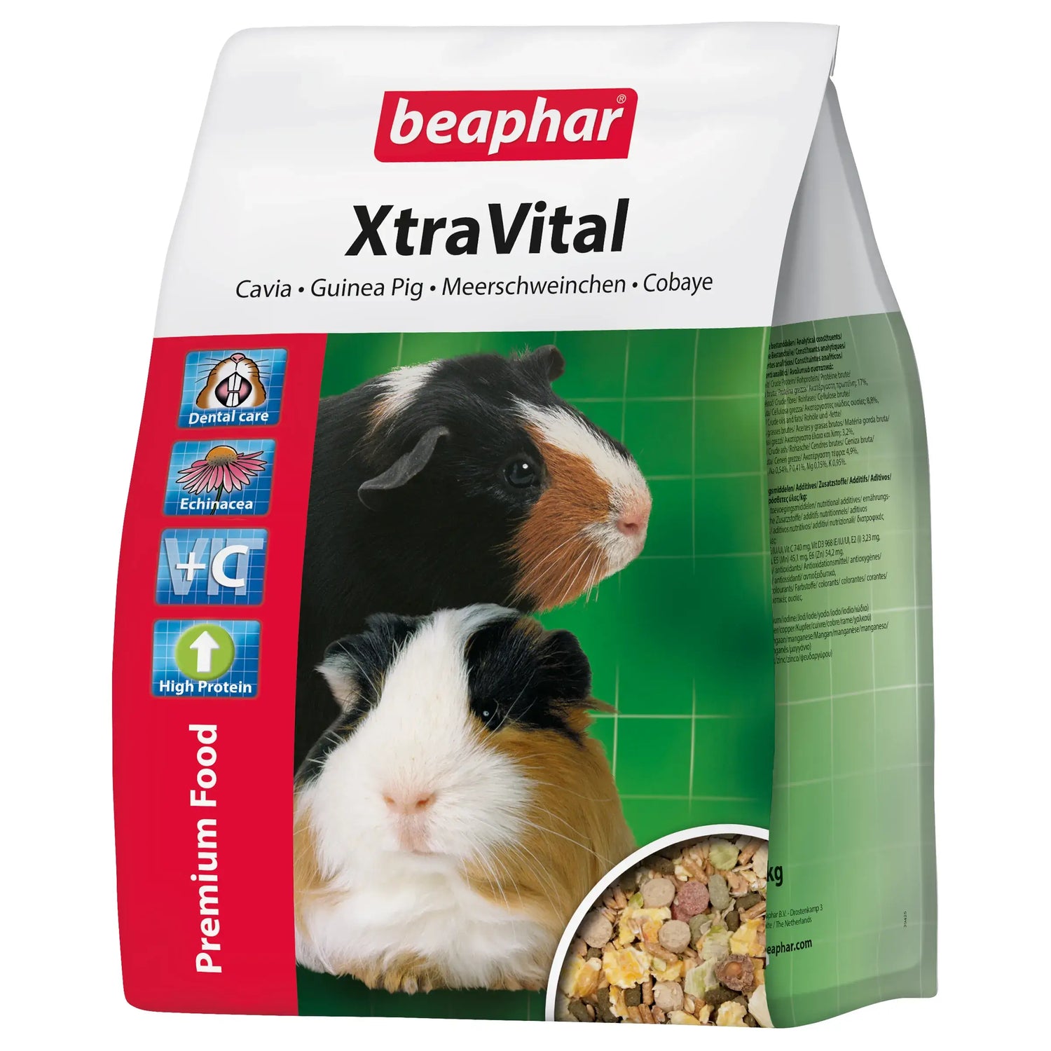 Beaphar Xtravital nourriture pour cochons d'Inde, 2,5 kg