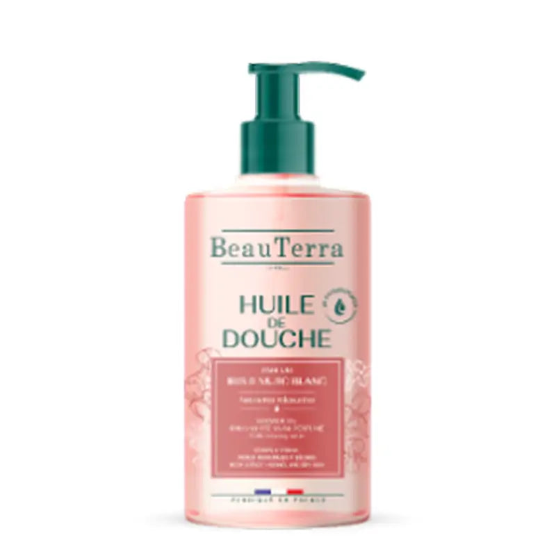 Beauterra Huile de douche Iris & Musc blanc, 750 ml