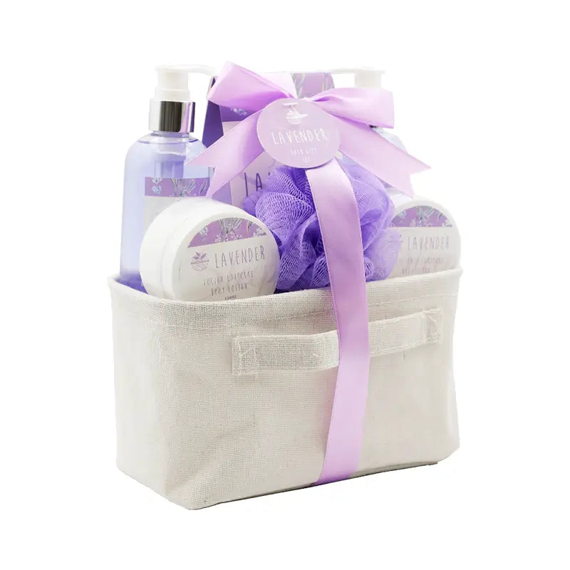 Panier en tissu Becasan Lavender Dreams
