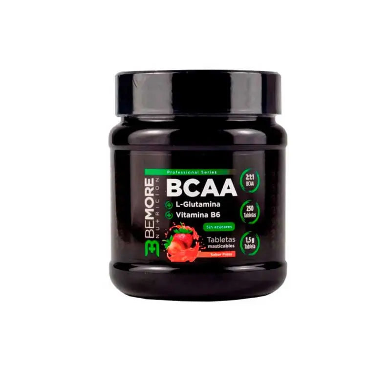 Bemore Nutrition Bcaa+ Glutamine+ Vitamin B6 Chewable Tablets