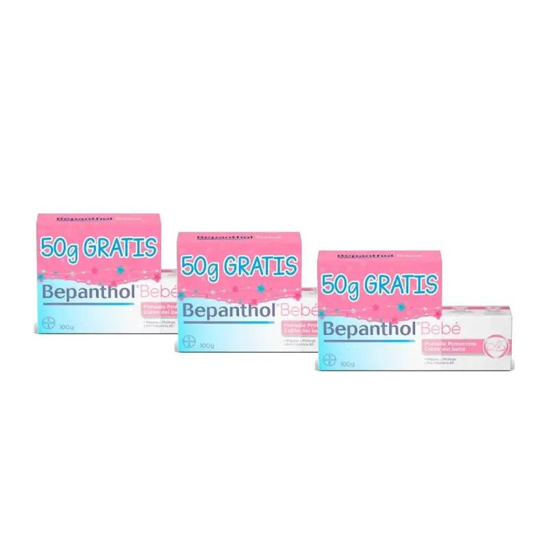 Bepanthol Bébé, lot promotionnel : 3 x 100 g + 50 g offerts
