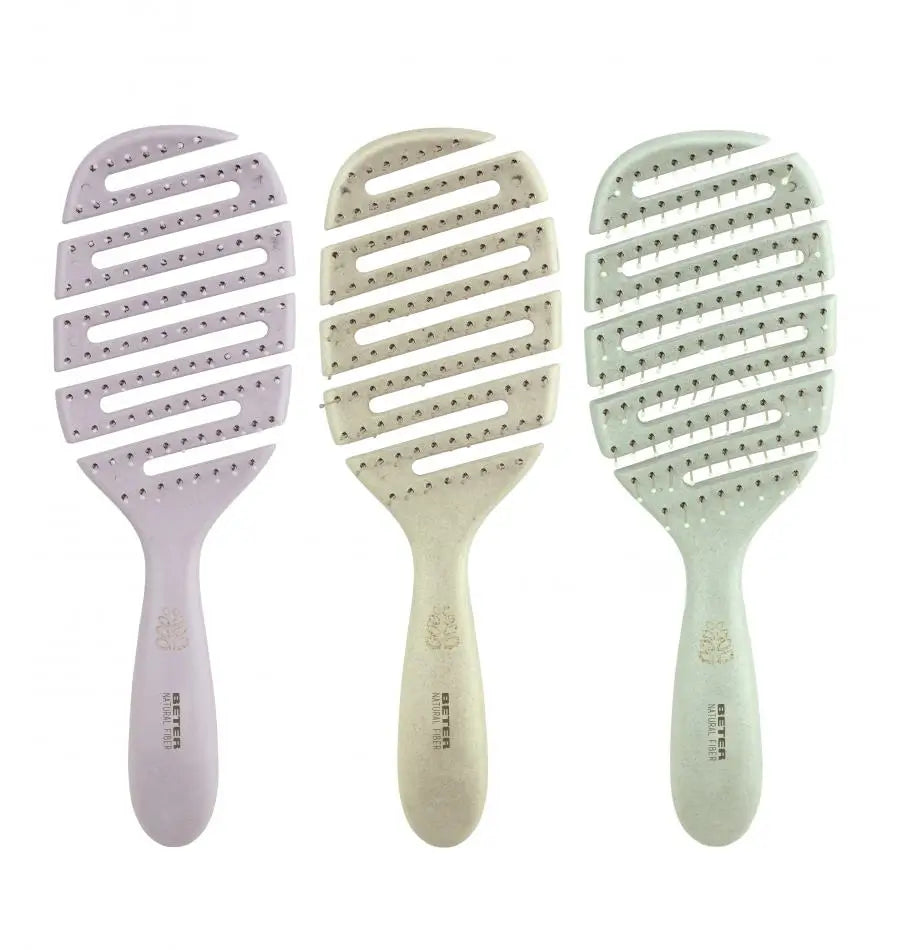 Beter Natural Fiber Skeleton Brush With Nylon Picks