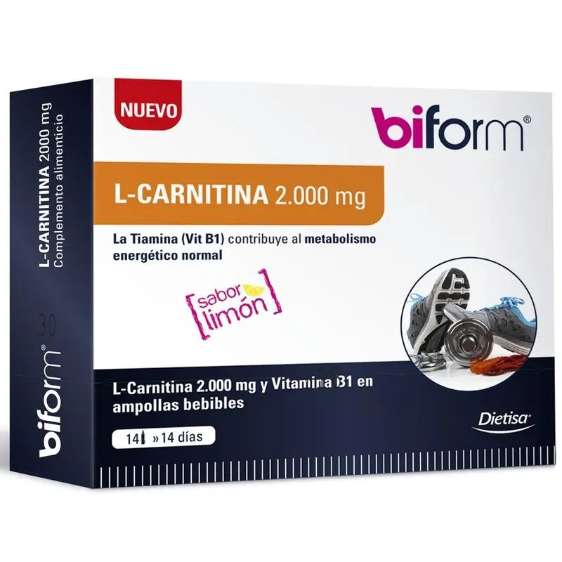 Biform Biform L Carnitine 2000 Mg , 14 vials of 10 ml