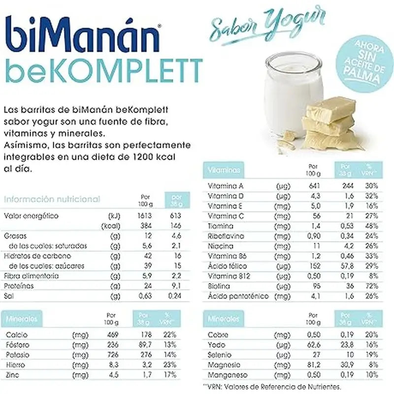 biManán Bekomplett Goût fromage 10 unités